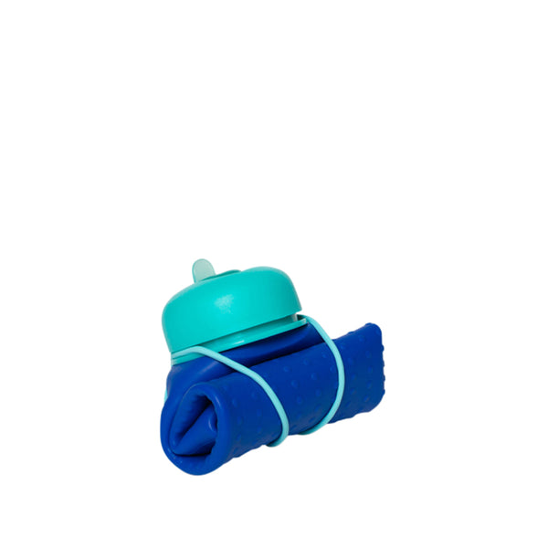 Rolla Bottle Cobalt, Teal + Aquamarine, Collapsible Water Bottle