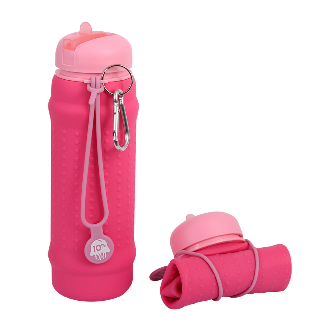 Hot Pink, Pink + Pink Lilac, Collapsible Bottle