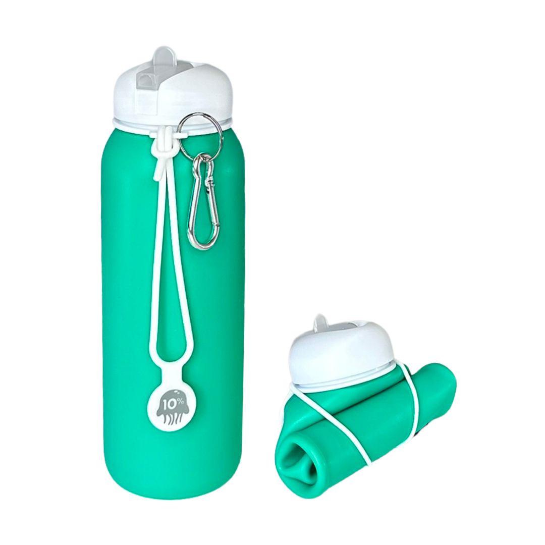 Green, White + White, Collapsible Bottle