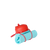 Aquamarine, Red + Ruby Collapsible Bottle