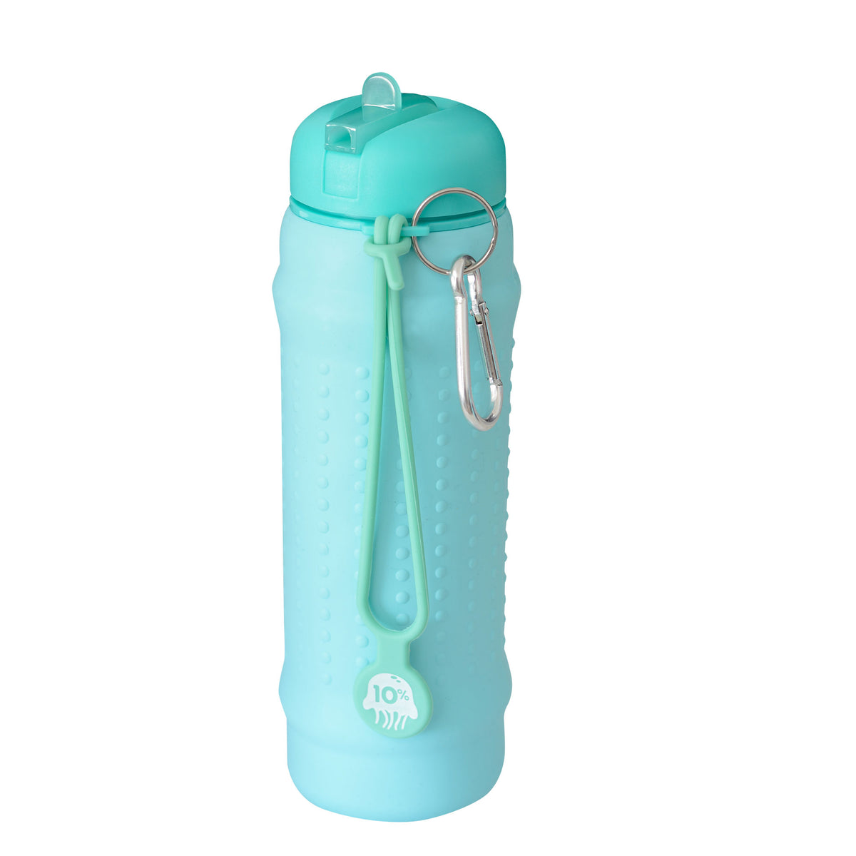 Aquamarine, Teal + Aqua Collapsible Bottle