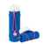 Rolla Bottle - Cobalt, White Lid + Pink Strap - tall and rolled