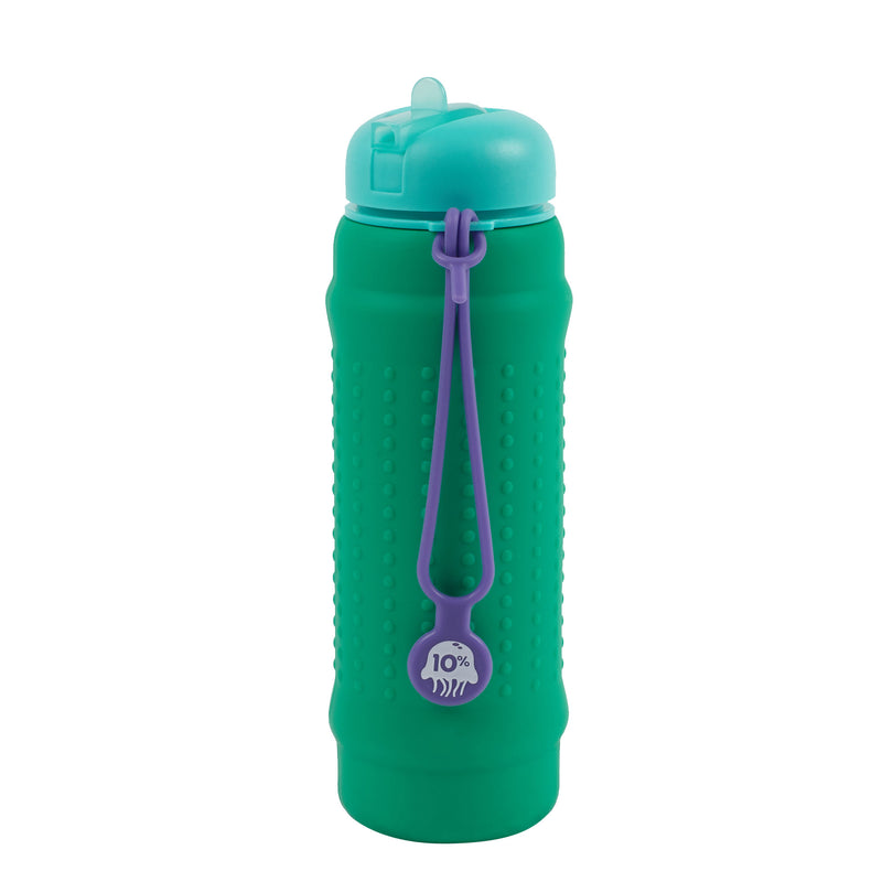 Green, Teal + Violet, Collapsible Bottle
