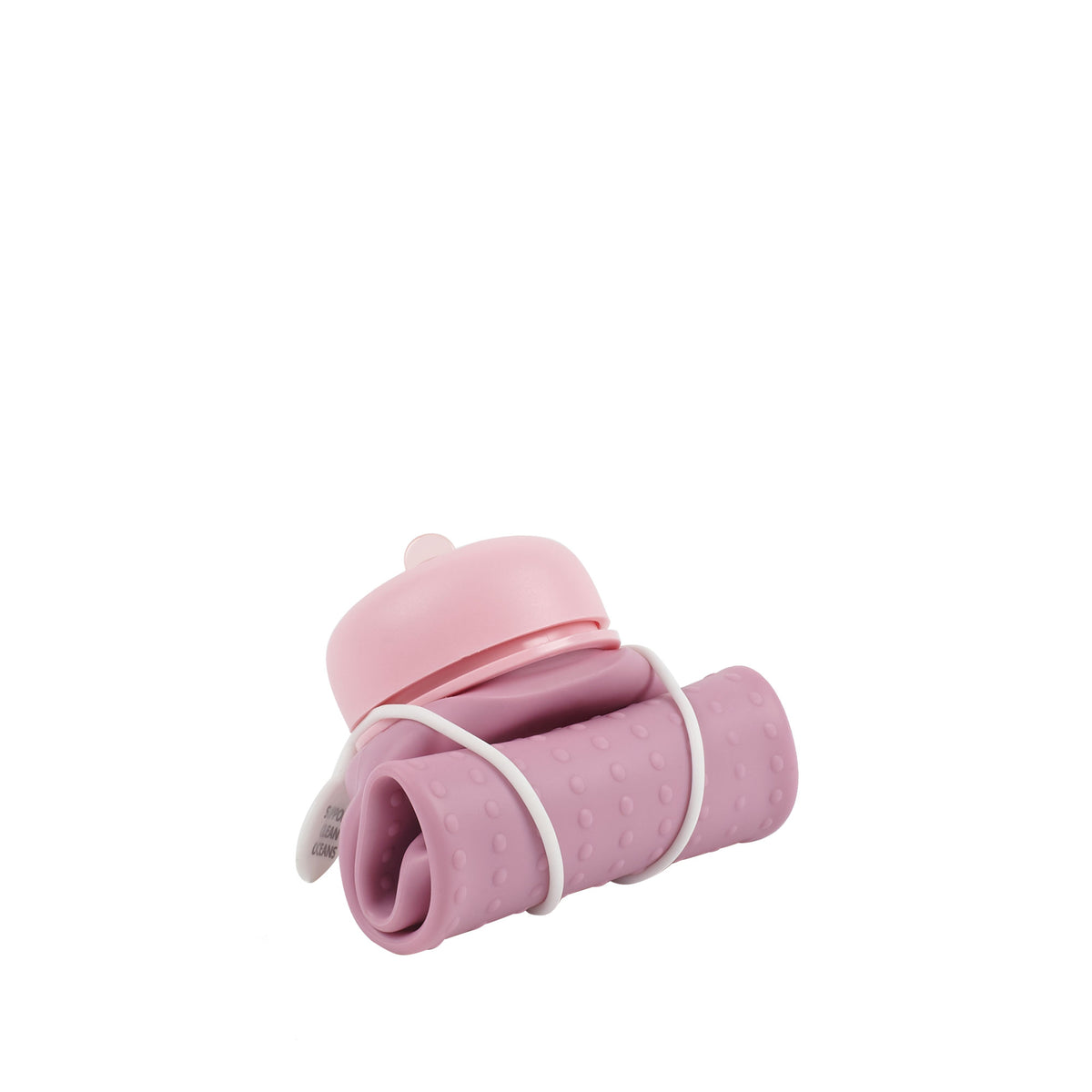 Rolla Bottle Pink Lilac, Pink Lid + White Strap
