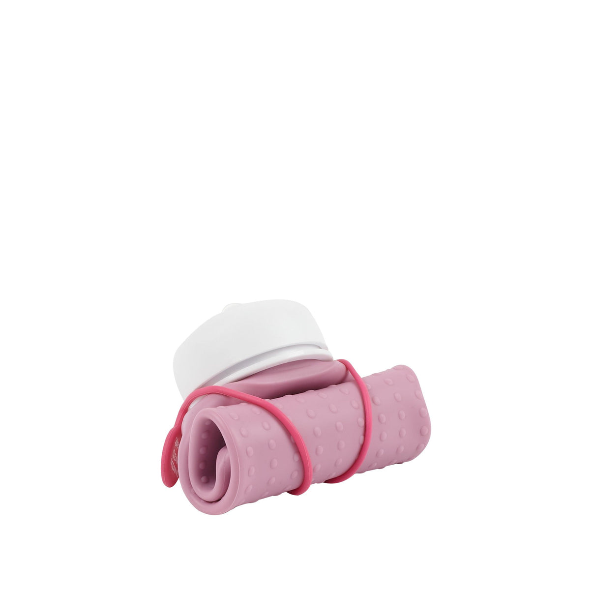Rolla Bottle Pink Lilac, White Lid + Pink Strap