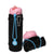 Black, Pink + Dusty Blue Collapsible Bottle