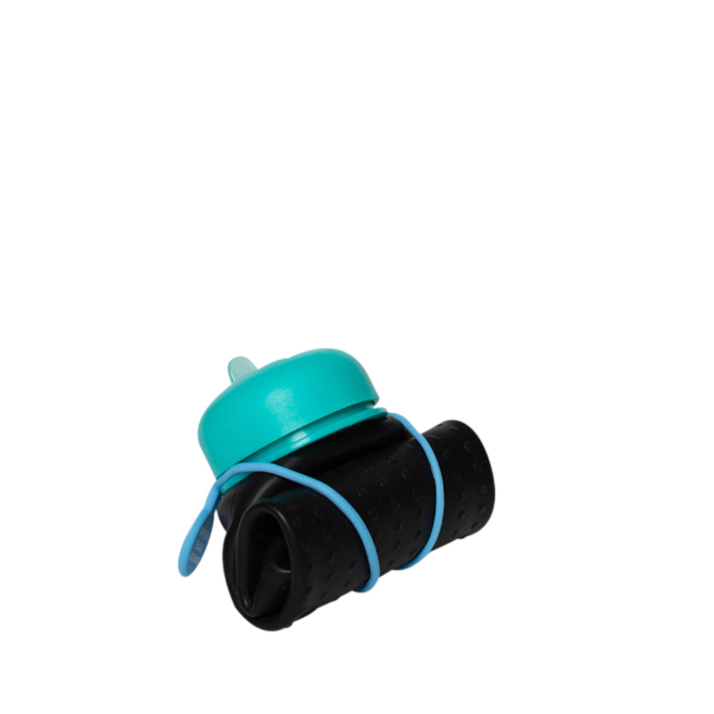 Black, Teal + Dusty Blue  Collapsible Bottle