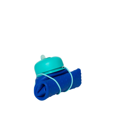 Cobalt, Teal + Aquamarine, Collapsible Bottle