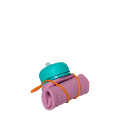 Pink Lilac, Teal + Mango Collapsible Bottle
