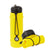 Rolla Bottle - Yellow, Black Lid + Black Strap - tall and rolled