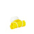 Rolla Bottle - Yellow, White Lid + White Strap - rolled